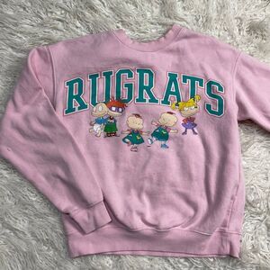 Nickelodeon Rugrats Pink Crewneck Sweatshirt Medium